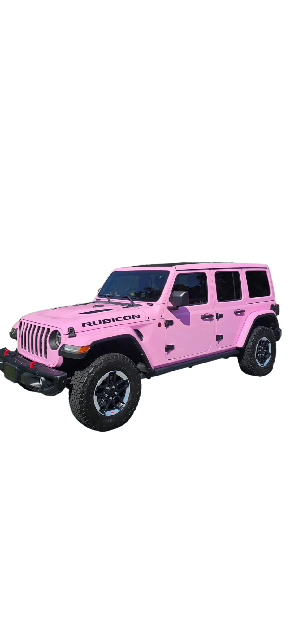 The original pink Jeep Wrangler